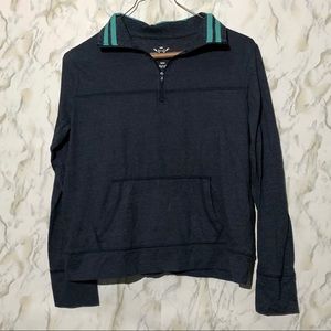 Prince & Fox half zip long sleeve with pocket